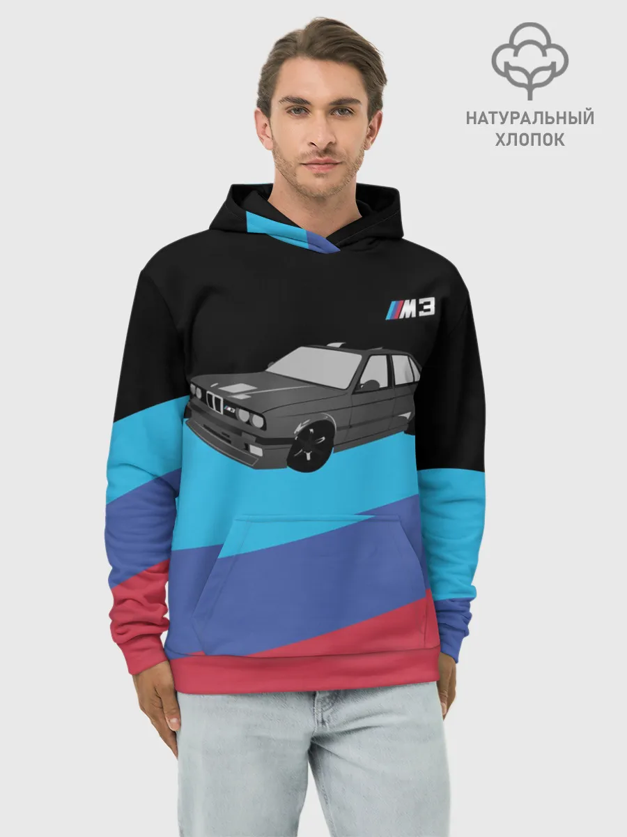 Худи мужской база хлопок / BMW M3