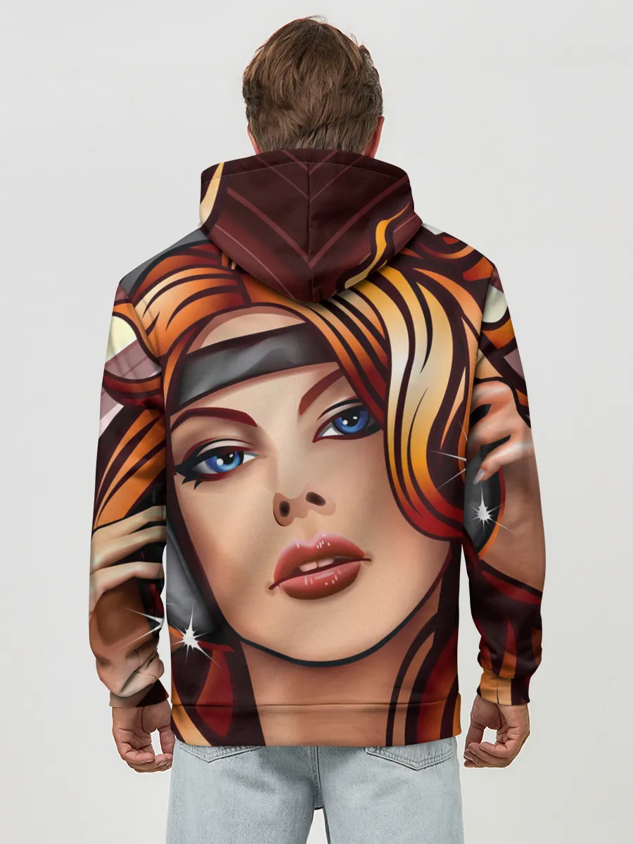 Худи мужской база хлопок / ДЕВУШКА