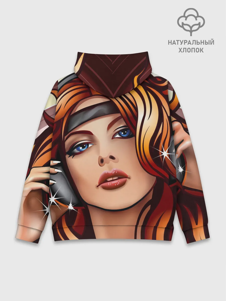 Худи мужской база хлопок / ДЕВУШКА