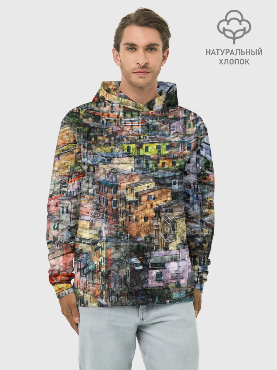 Худи мужской база хлопок / ГОРОДОК
