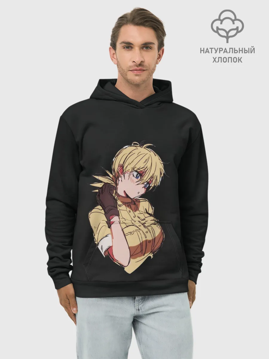 Худи мужской база хлопок / Виктория Серас