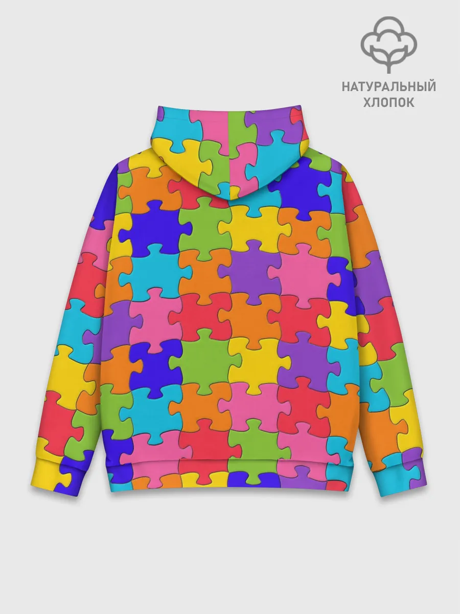 Худи мужской база хлопок / Пазлы