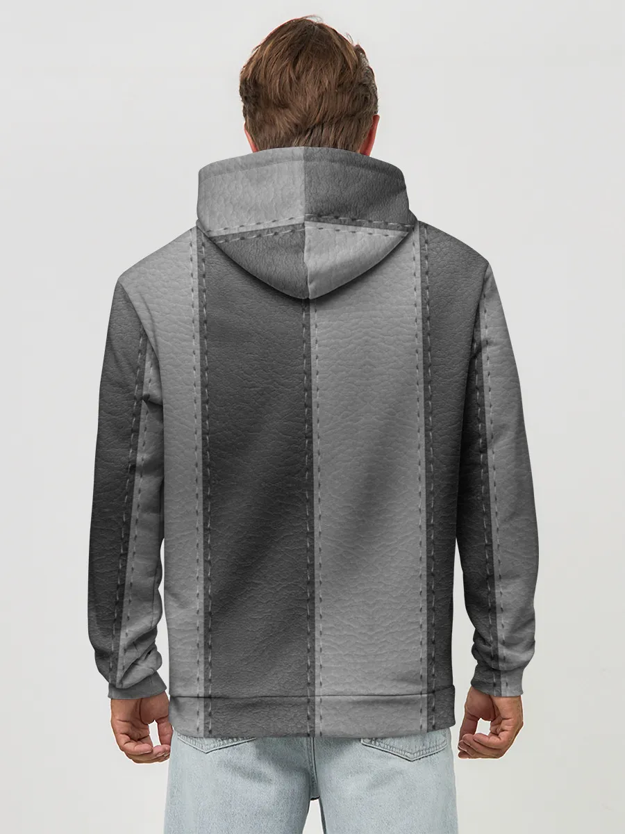 Худи мужской база хлопок / Skin Stripes