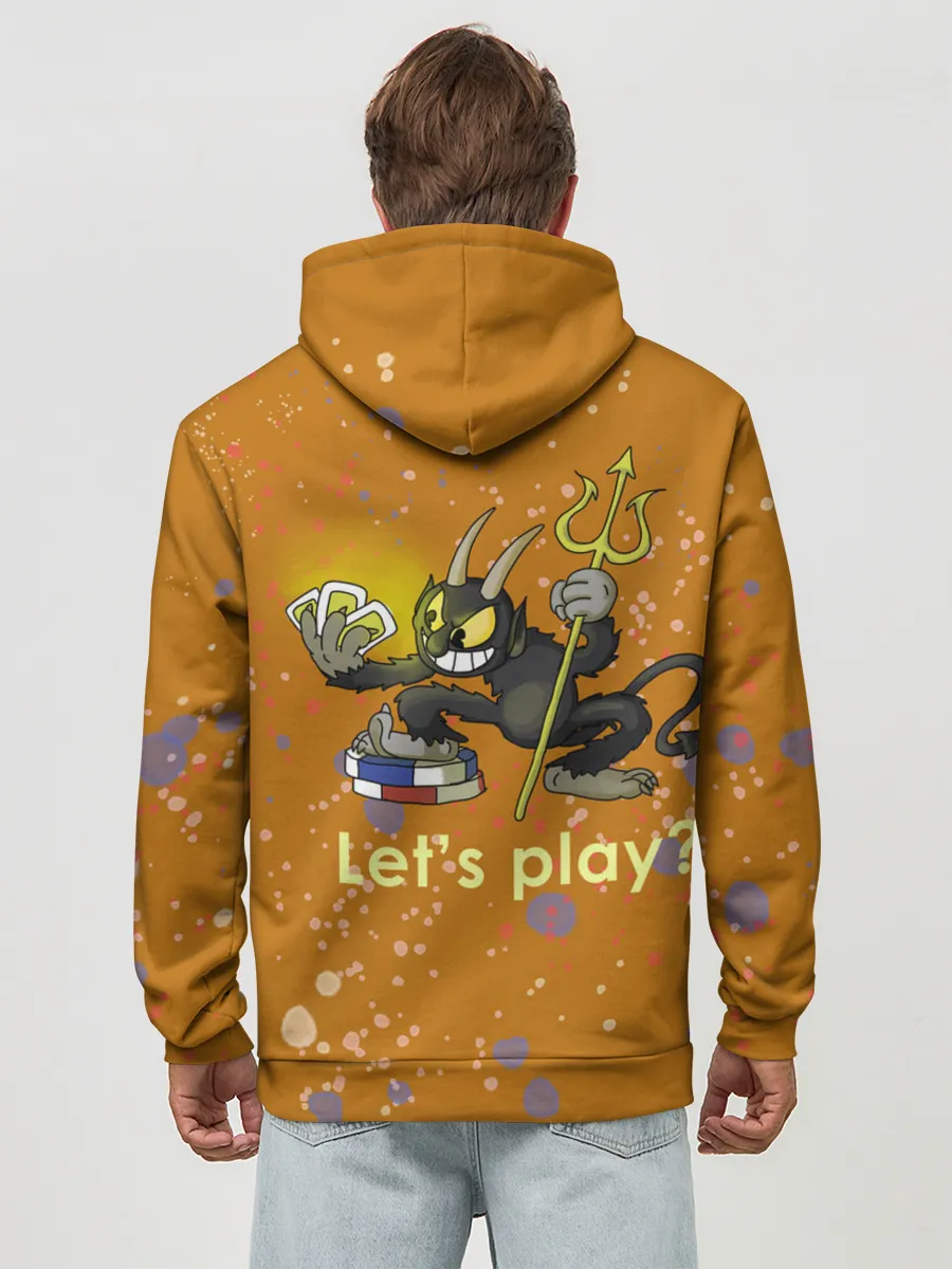 Худи мужской база хлопок / cuphead