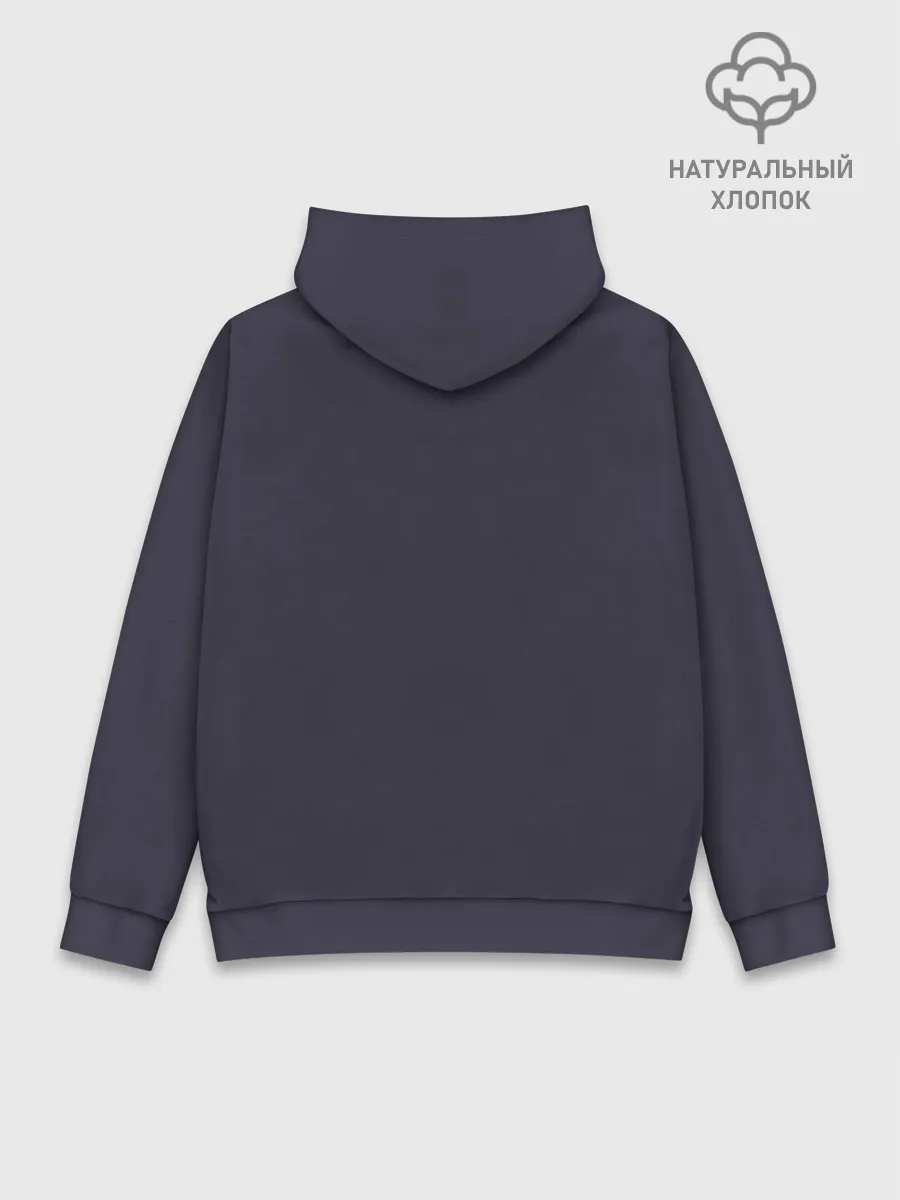 Худи мужской база хлопок / Book Dinosaur