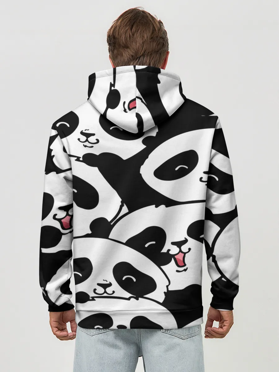 Худи мужской база хлопок / панды