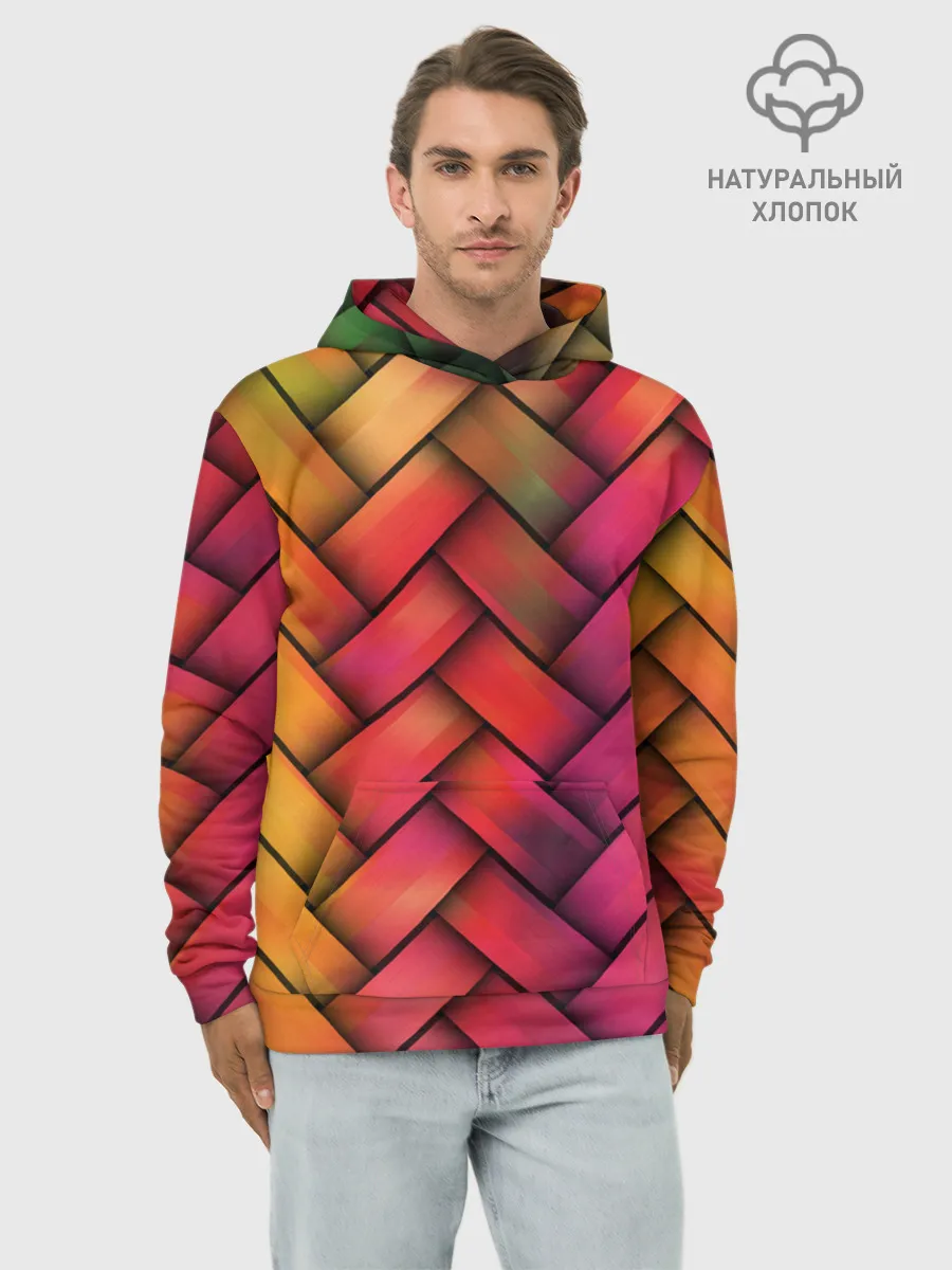 Худи мужской база хлопок / Сплетение