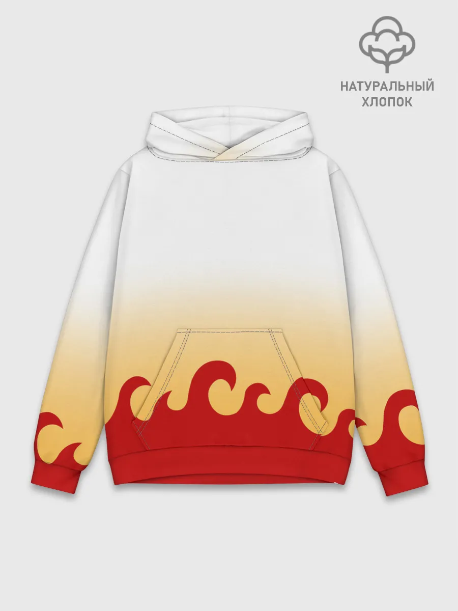 Худи мужской база хлопок / ШИНДЖУРО РЕНГОКУ / KNY