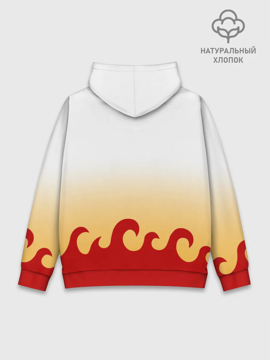 Худи мужской база хлопок / ШИНДЖУРО РЕНГОКУ / KNY