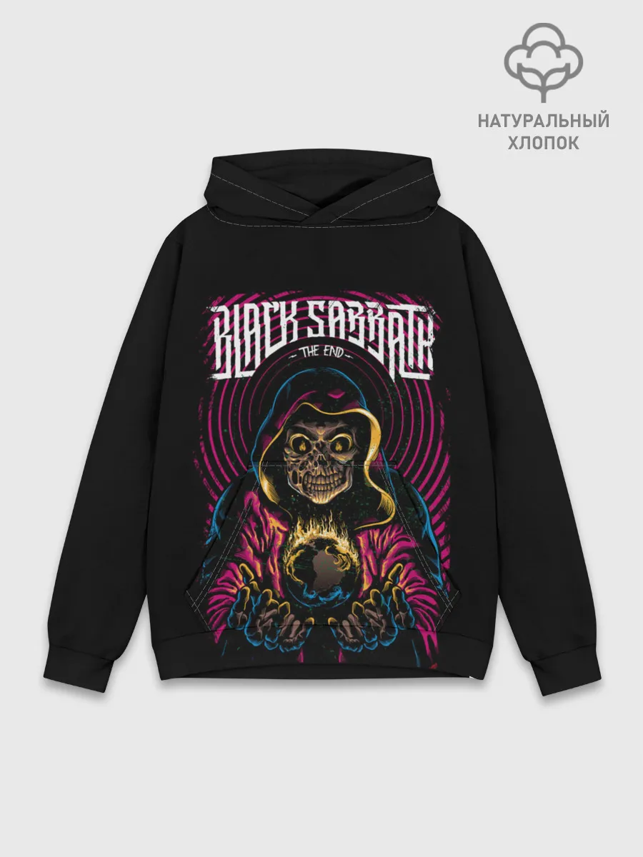 Худи мужской база хлопок / BLACK SABBATH