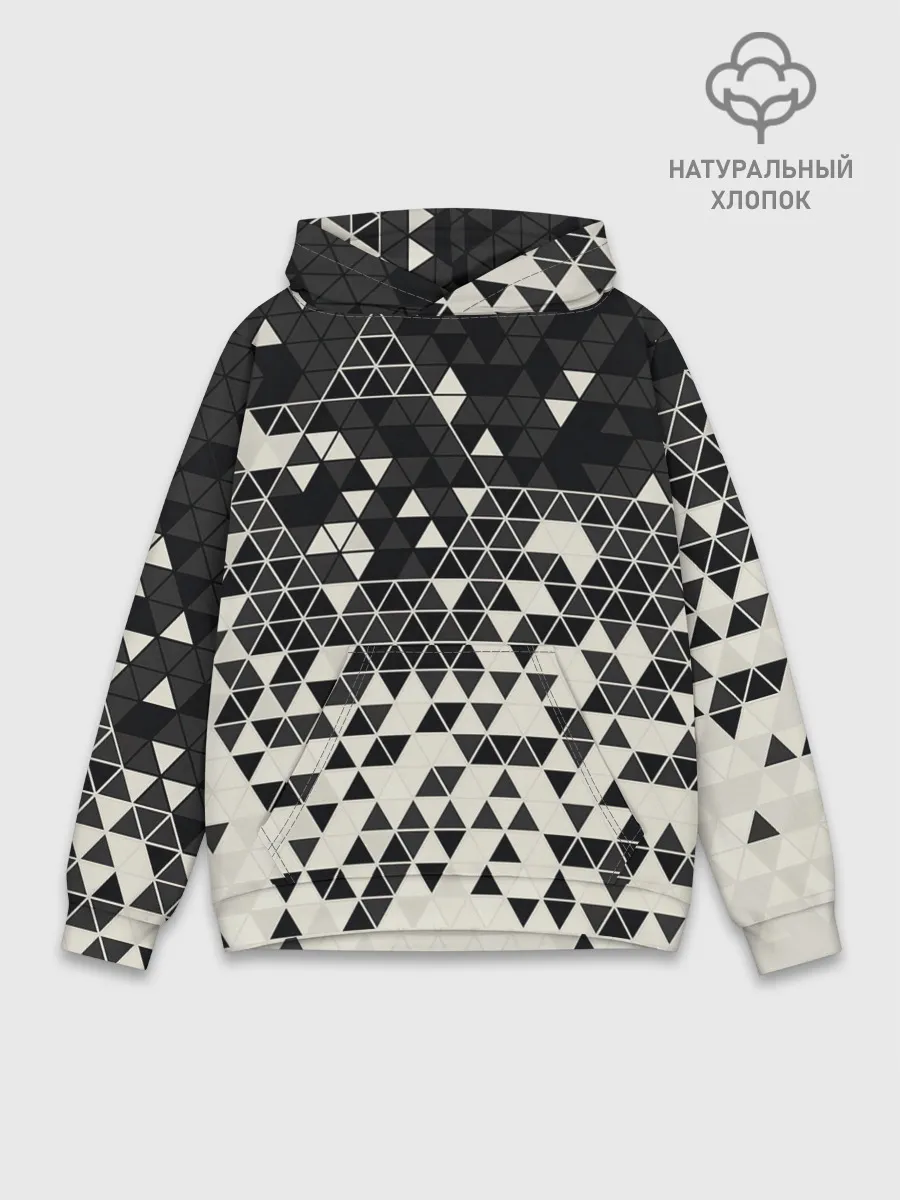 Худи мужской база хлопок / Абстракция