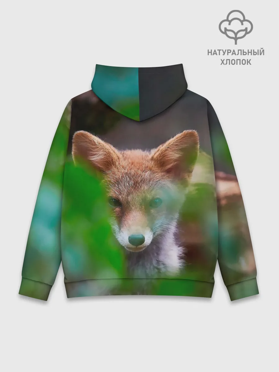 Худи мужской база хлопок / Лисичка