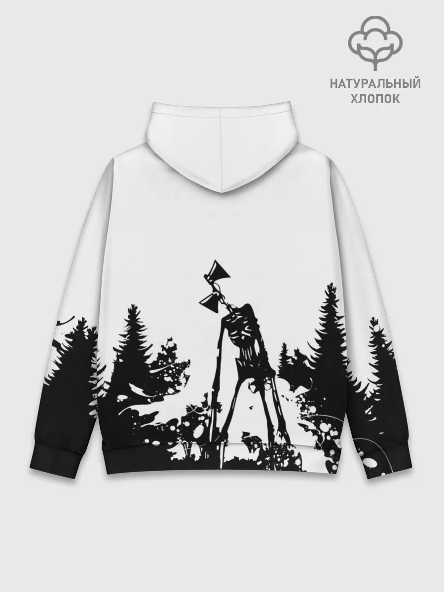 Худи мужской база хлопок / Лес сиреноголового