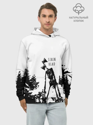 Худи мужской база хлопок / Лес сиреноголового