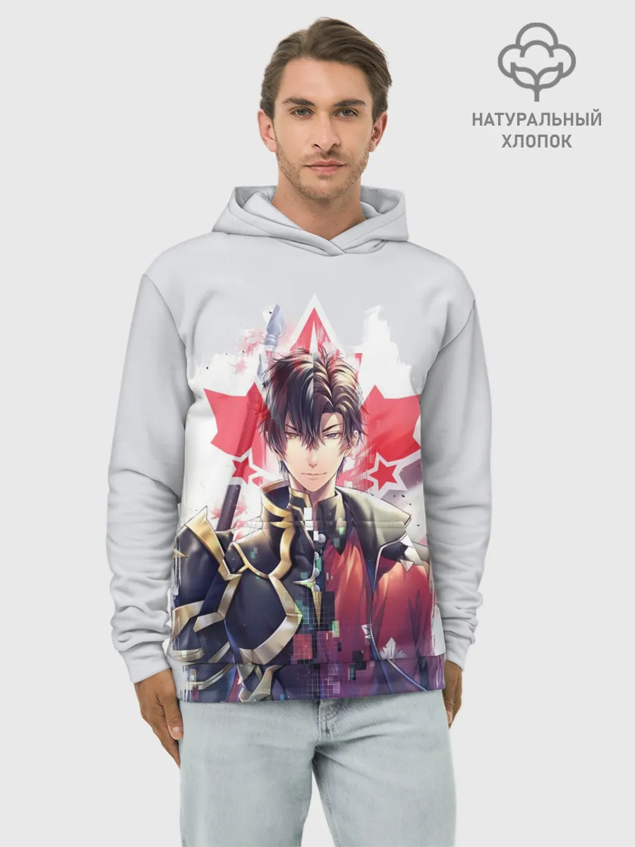 Худи мужской база хлопок / Quan Zhi Gao Shou