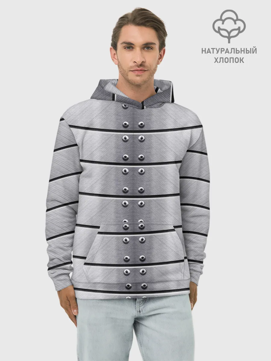 Худи мужской база хлопок / Metal Armor