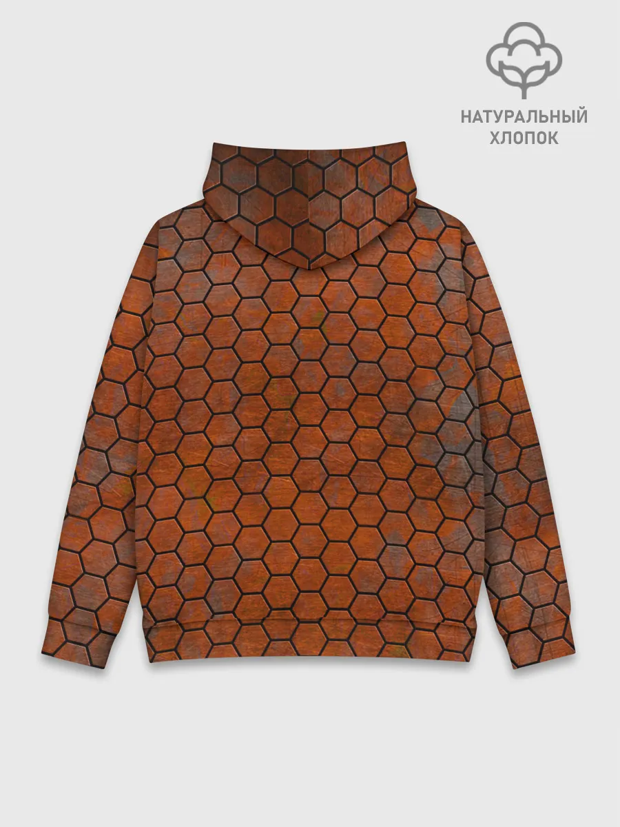 Худи мужской база хлопок / Ржавые Соты