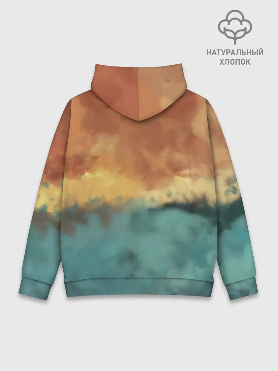 Худи мужской база хлопок / The Flash, Superman V Darkseid