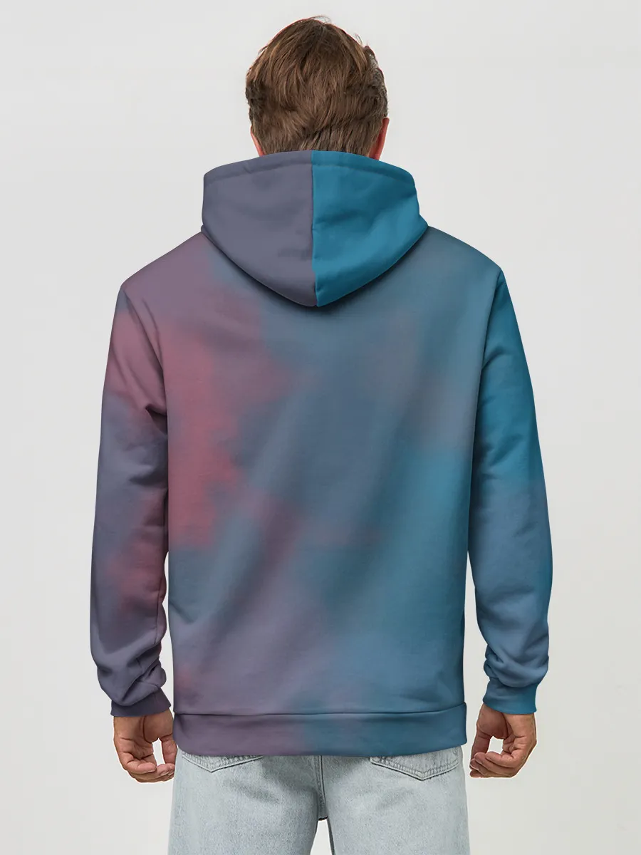 Худи мужской база хлопок / Чудо-женщина VS Дарксайд