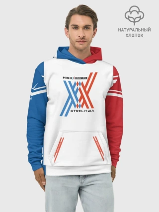 Худи мужской база хлопок / Darling in the Franxx