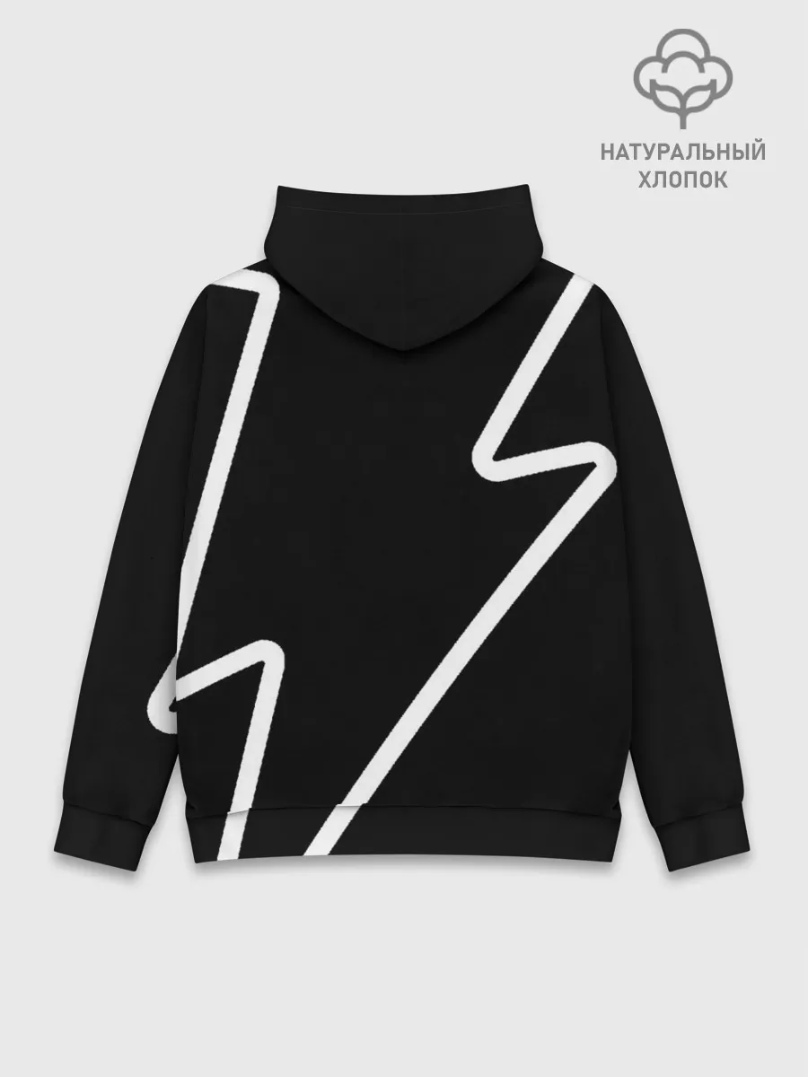 Худи мужской база хлопок / Stand out black