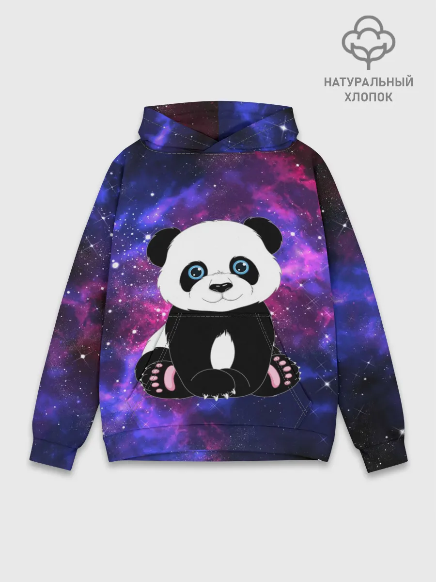 Худи мужской база хлопок / Space Panda