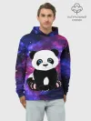 Худи мужской база хлопок / Space Panda