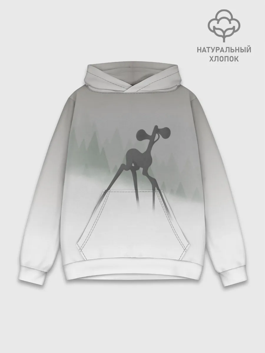 Худи мужской база хлопок / Сиренеголовый олень