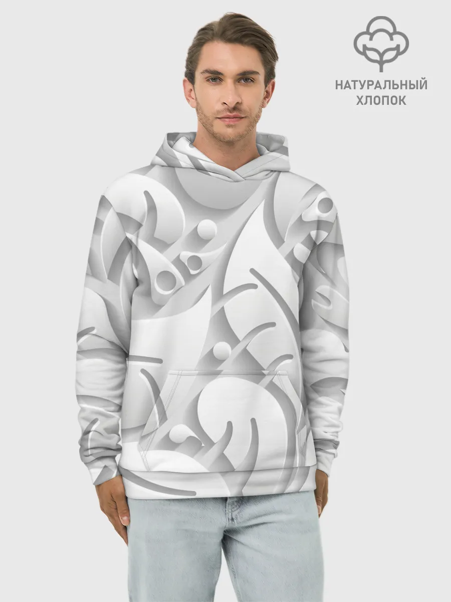 Худи мужской база хлопок / SKULPTOR