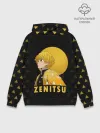 Худи мужской база хлопок / ZENITSU Kimetsu no Yaiba