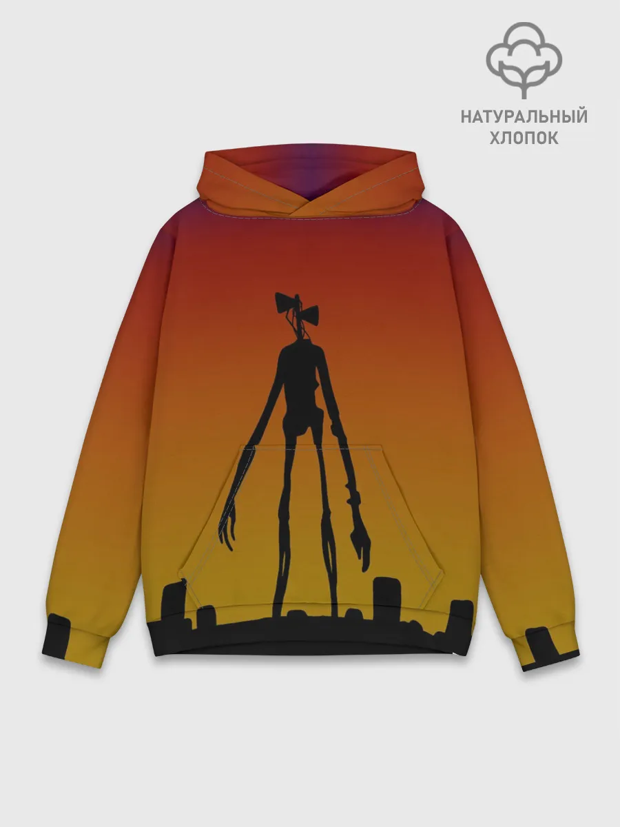 Худи мужской база хлопок / СИРЕНОГОЛОВЫЙ | МОНСТР