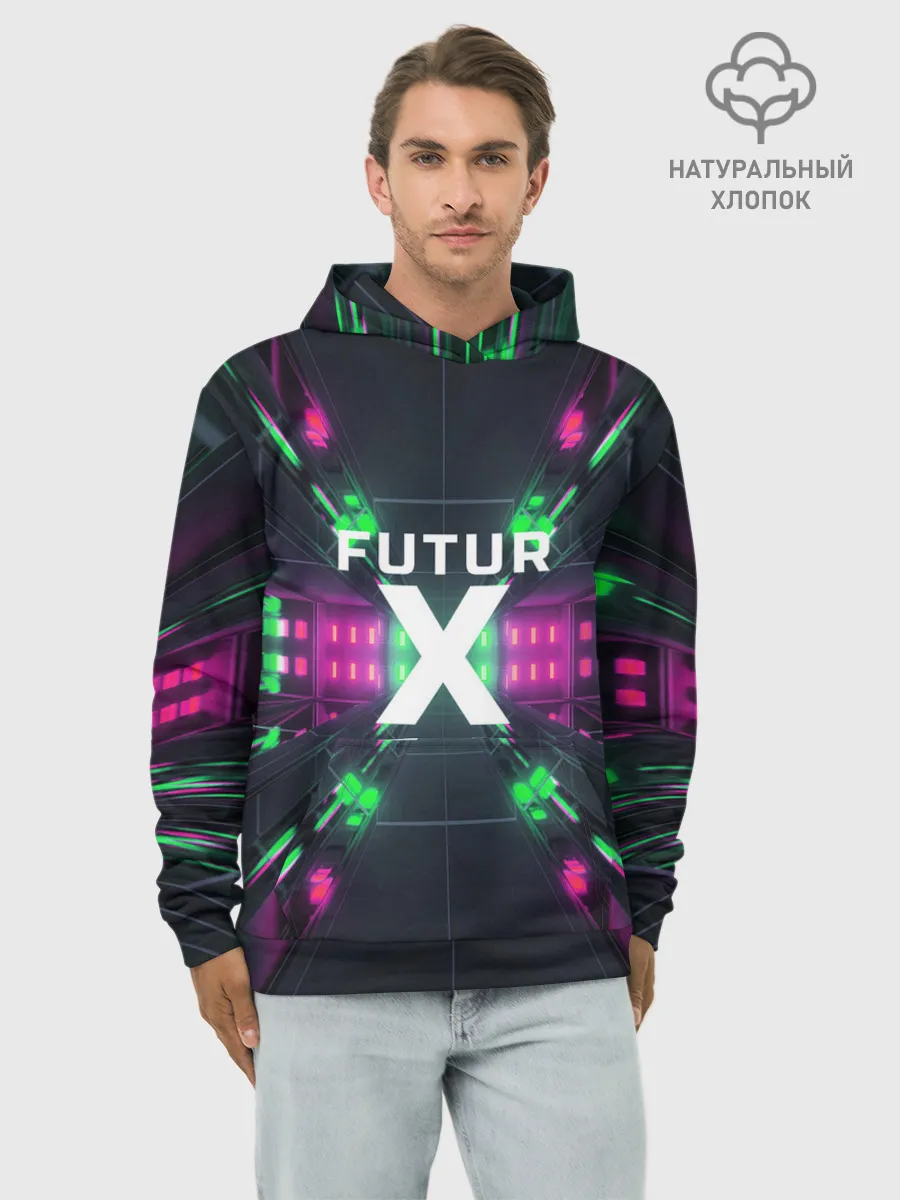 Худи мужской база хлопок / FuturX