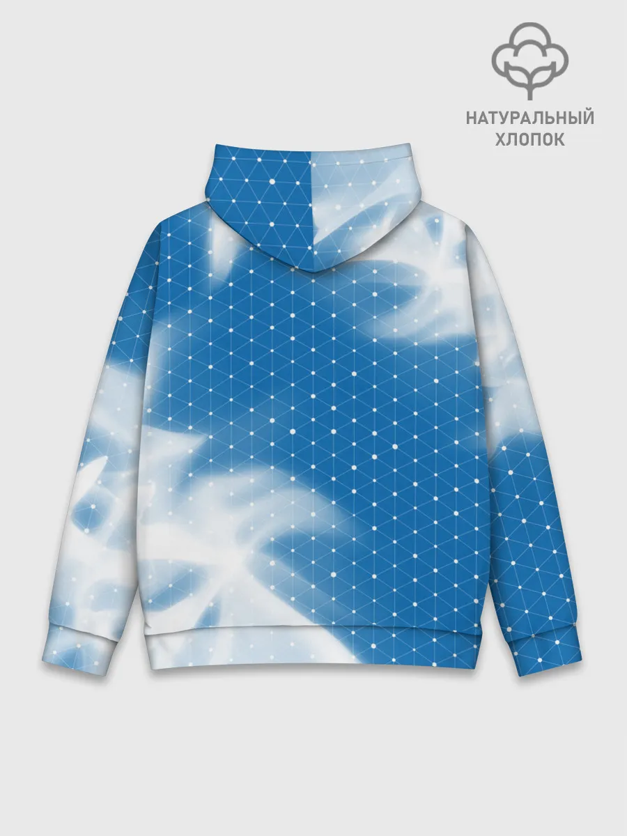 Худи мужской база хлопок / БМВ - Пламя