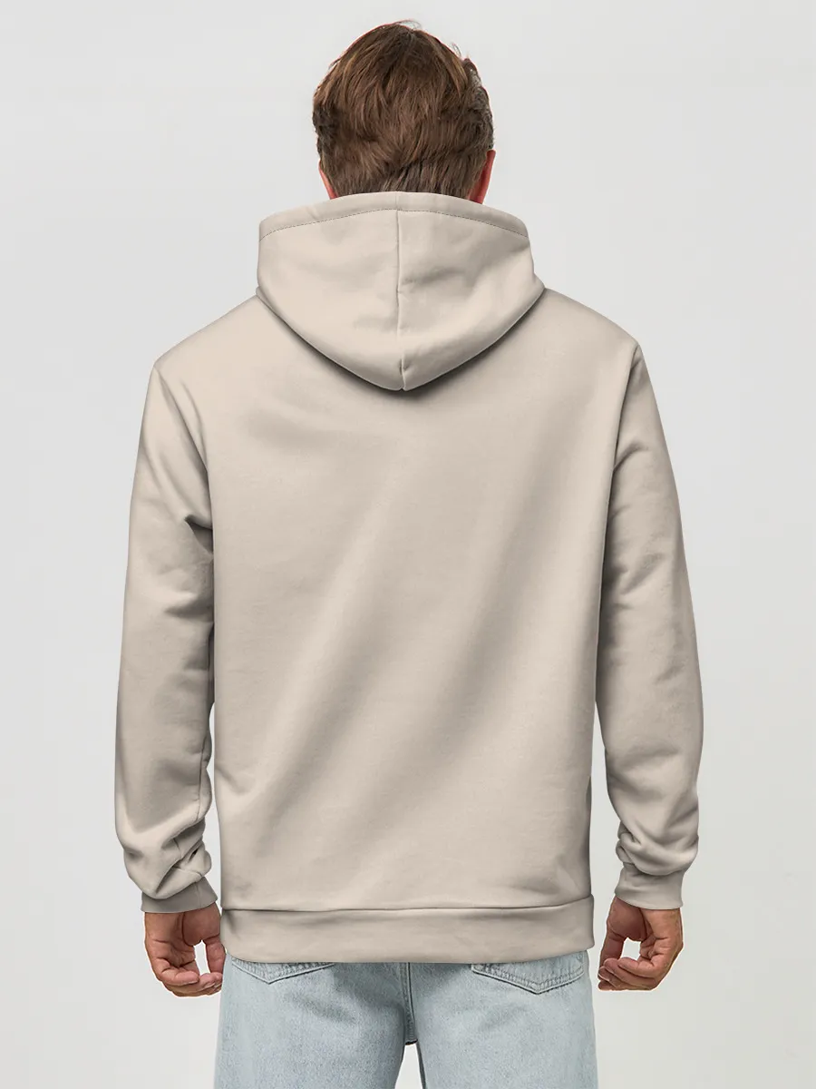 Худи мужской база хлопок / Вулкан Фудзияма. Япония