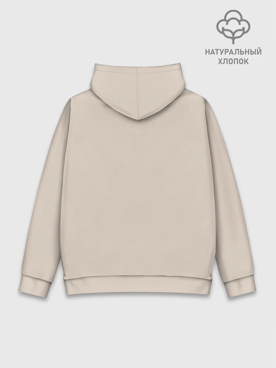 Худи мужской база хлопок / Вулкан Фудзияма. Япония