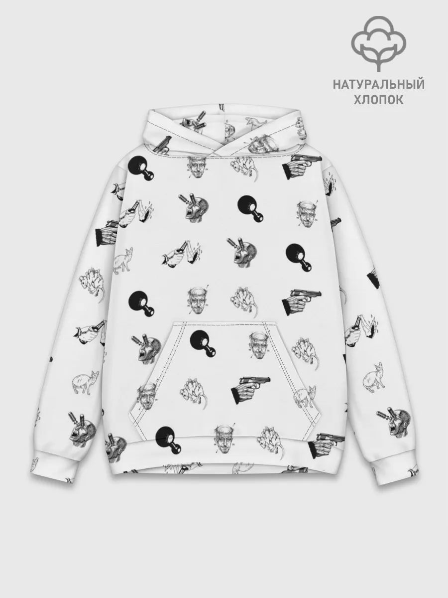 Худи мужской база хлопок / Кровосток | Паттерн