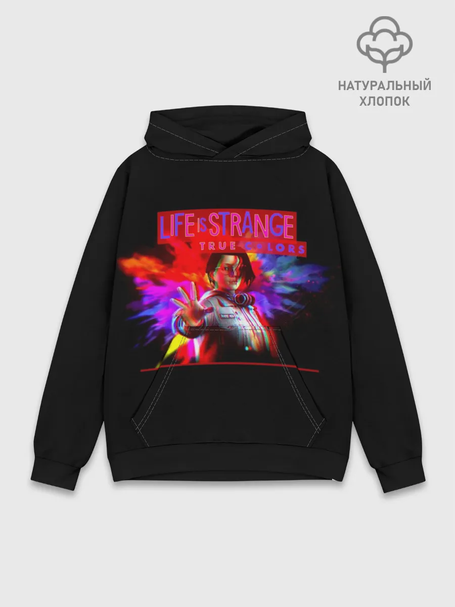 Худи мужской база хлопок / LIFE is STRANGE