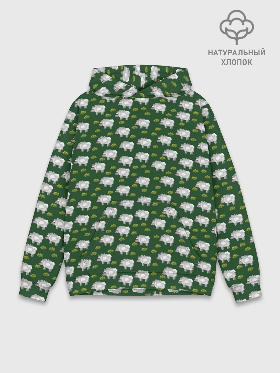 Худи мужской база хлопок / Овечки