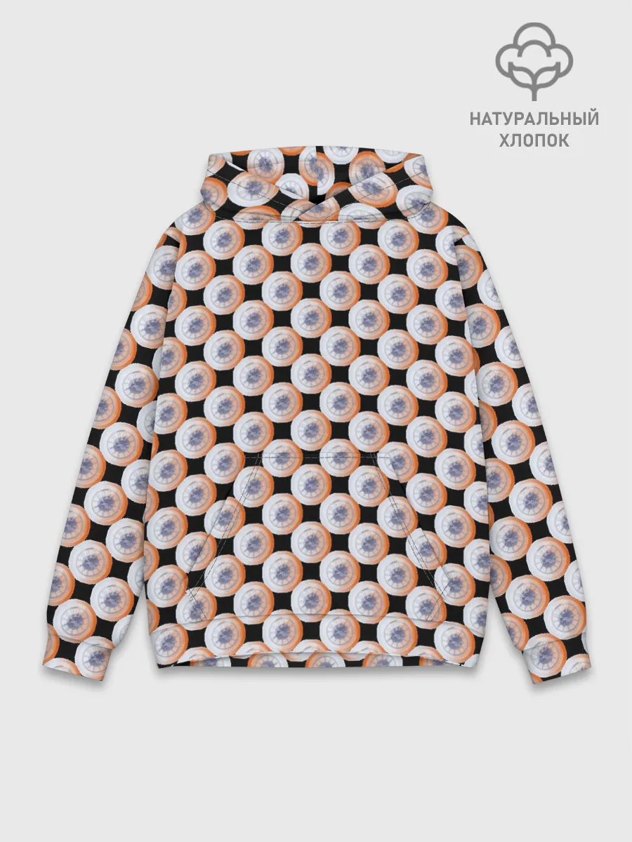 Худи мужской база хлопок / Часы