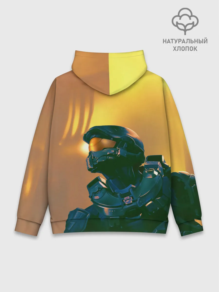Худи мужской база хлопок / Мастер Чиф | Halo