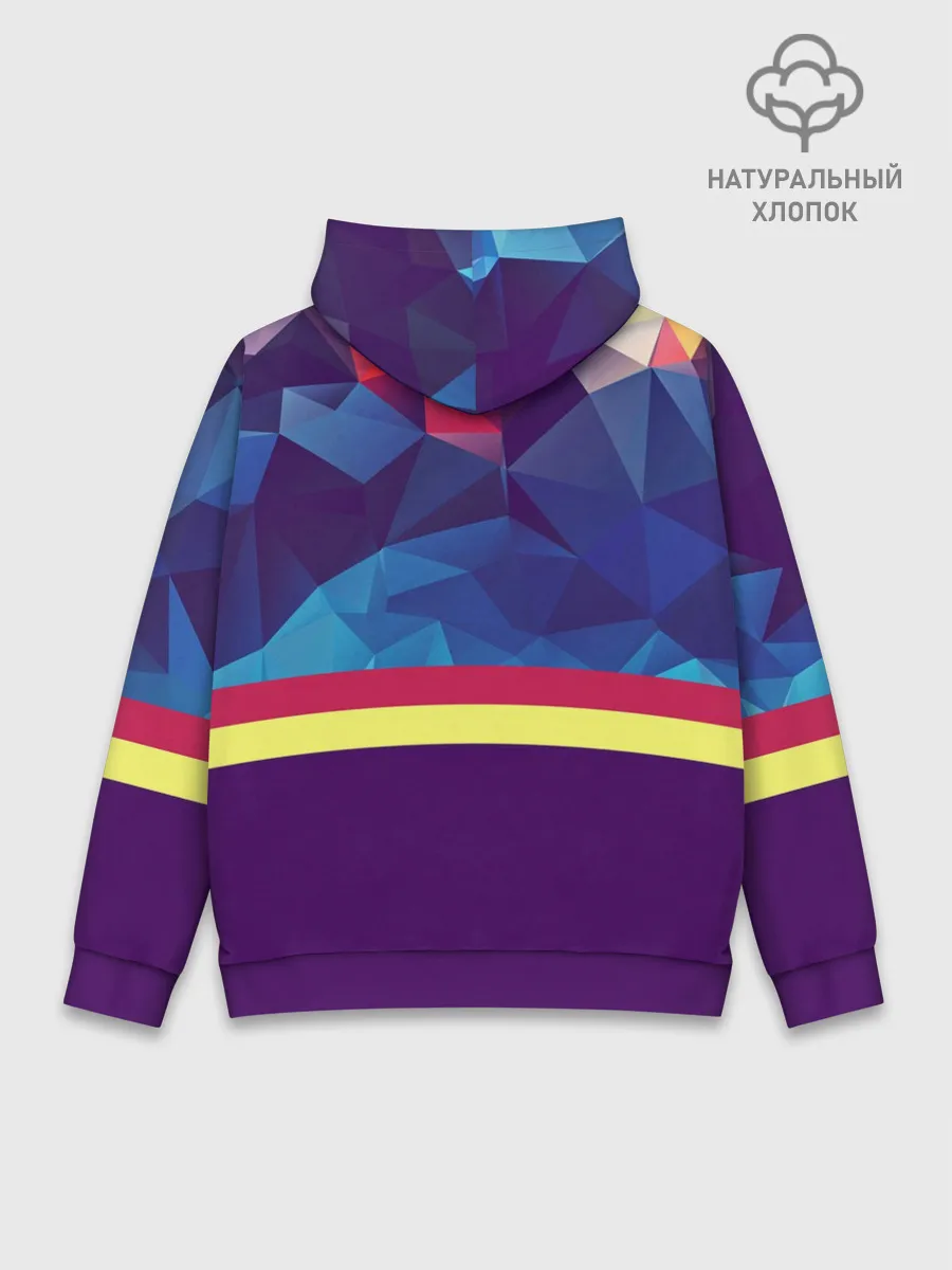 Худи мужской база хлопок / Геометрическая Абстракция