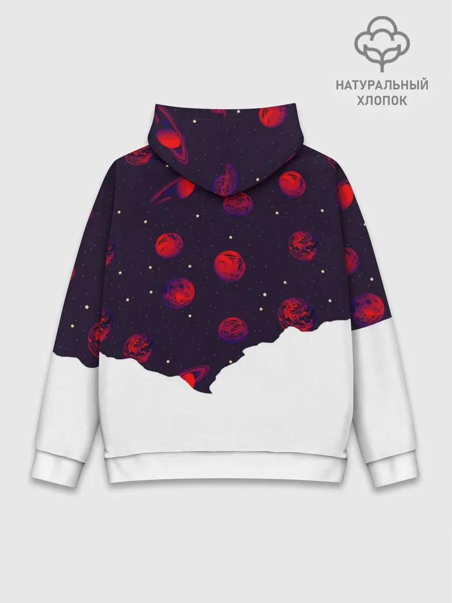 Худи мужской база хлопок / Мысли Космонавта