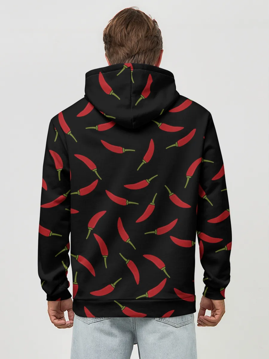 Худи мужской база хлопок / Chili peppers