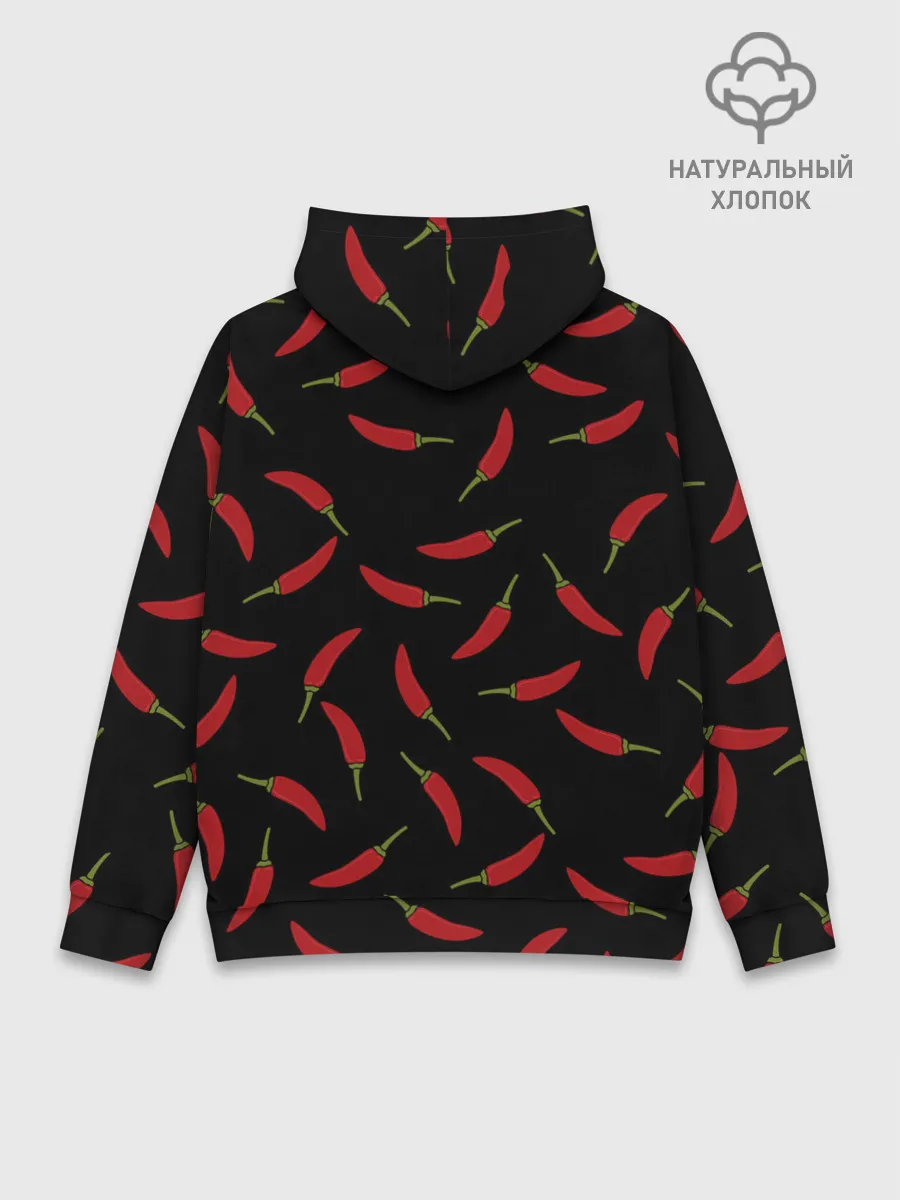 Худи мужской база хлопок / Chili peppers