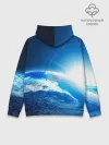 Худи мужской база хлопок / Юрий Гагарин Планета Земля