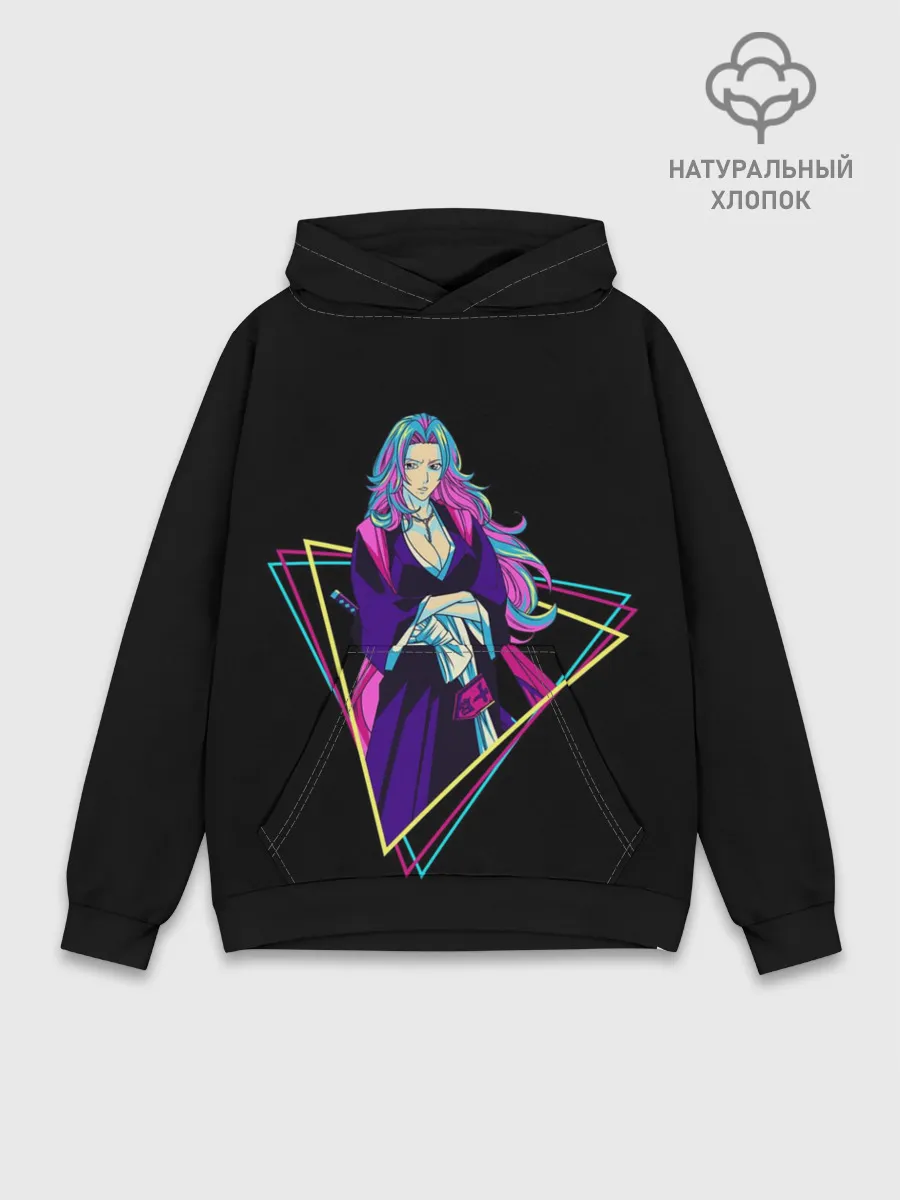 Худи мужской база хлопок / BLEACH - Рангику Мацумото