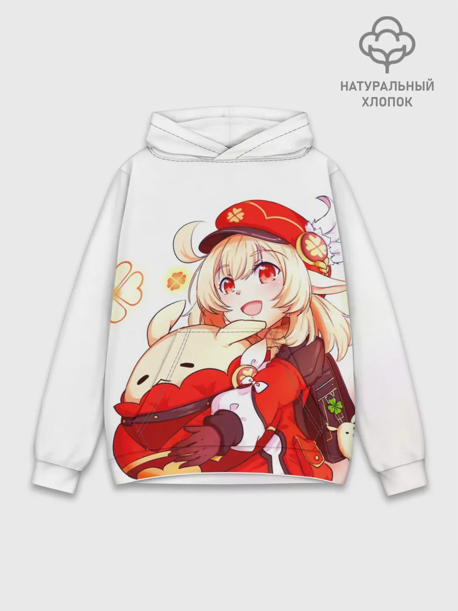 Худи мужской база хлопок / Геншин Импакт Кли