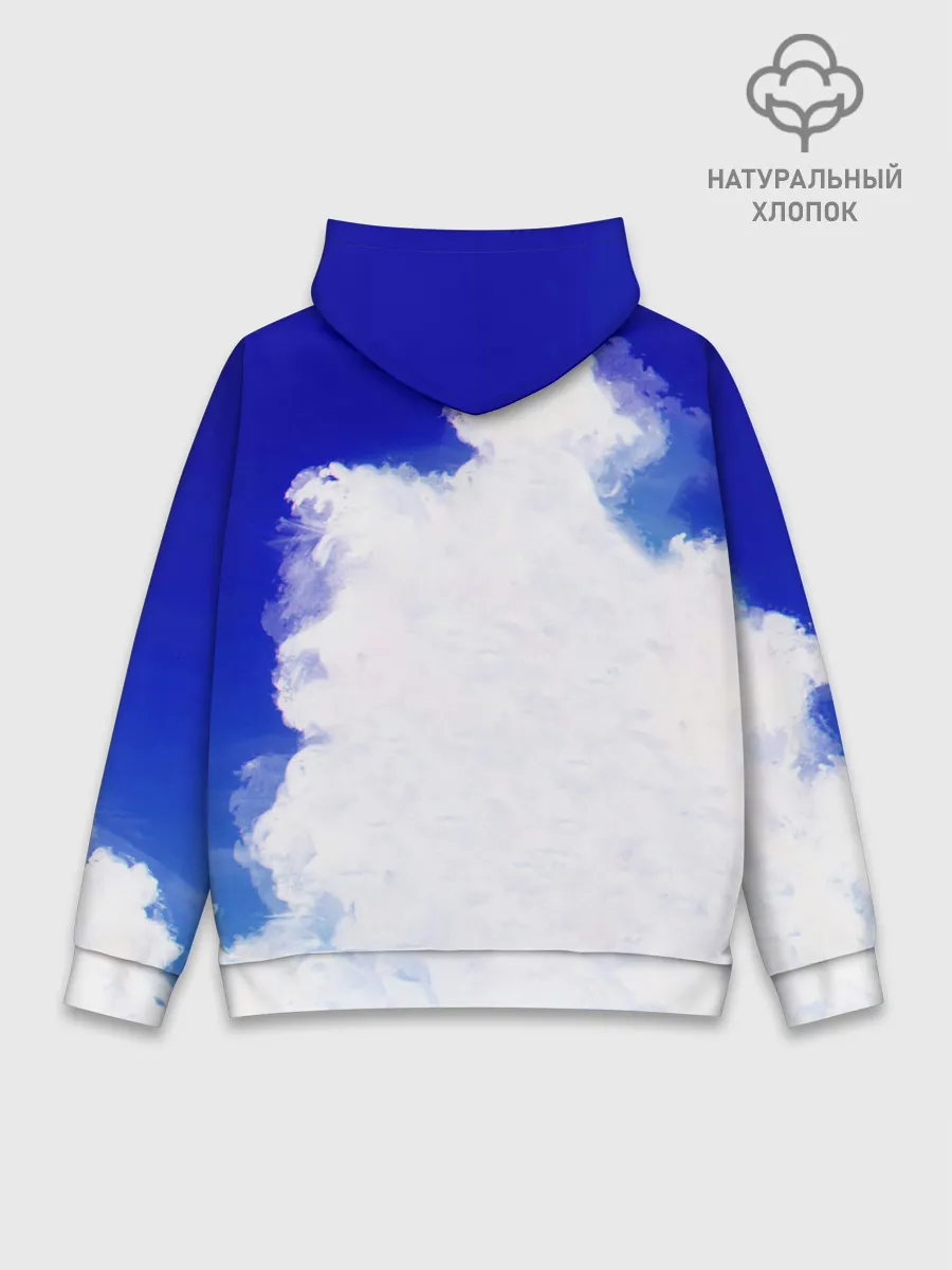 Худи мужской база хлопок / Магическая битва | Подсолнухи