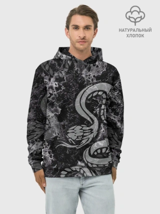 Худи мужской база хлопок / COBRA RAGE