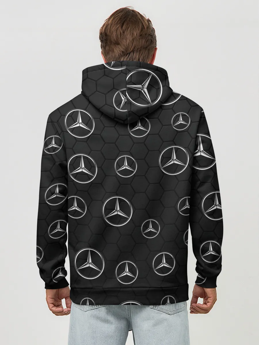 Худи мужской база хлопок / BOSS MERCEDES-BENZ